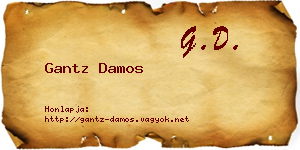 Gantz Damos névjegykártya